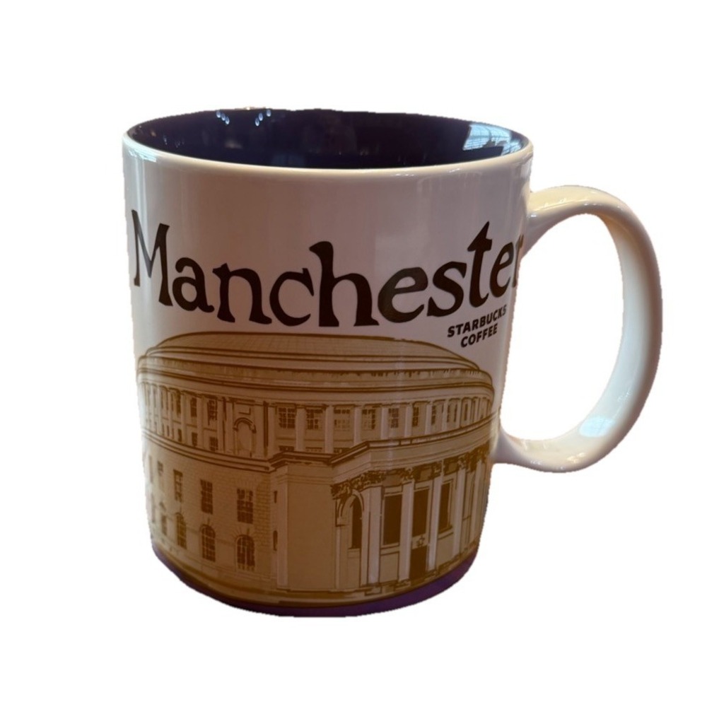 Manchester UK England Starbucks Global Icon Collector Series 16oz Coffee Mug Cup - Picture 4 of 8